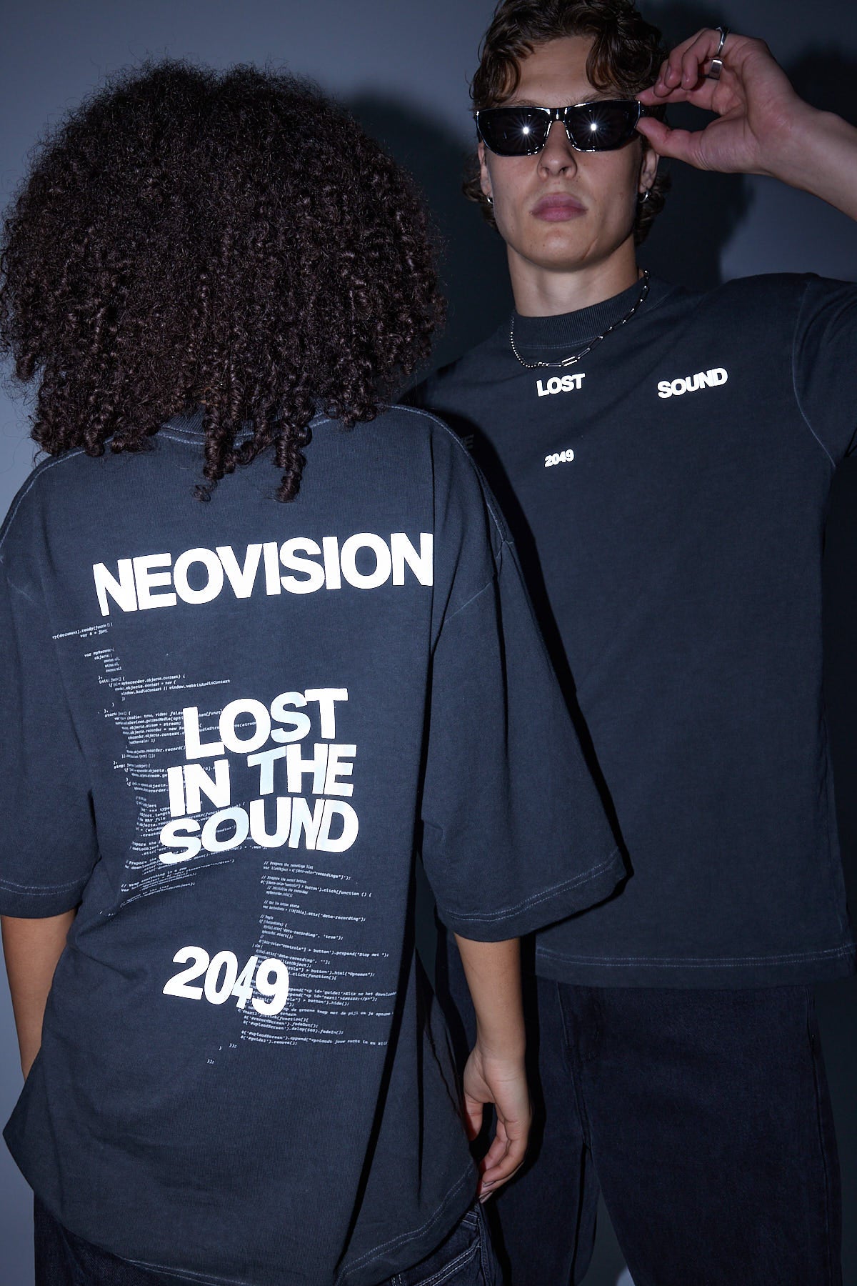 Neovision Lost In The Sound Street Super Heavy Tee Washed Black