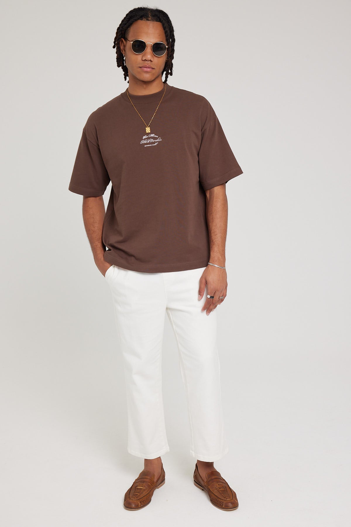 Common Need Island Paradise Easy Tee Brown – Universal Store