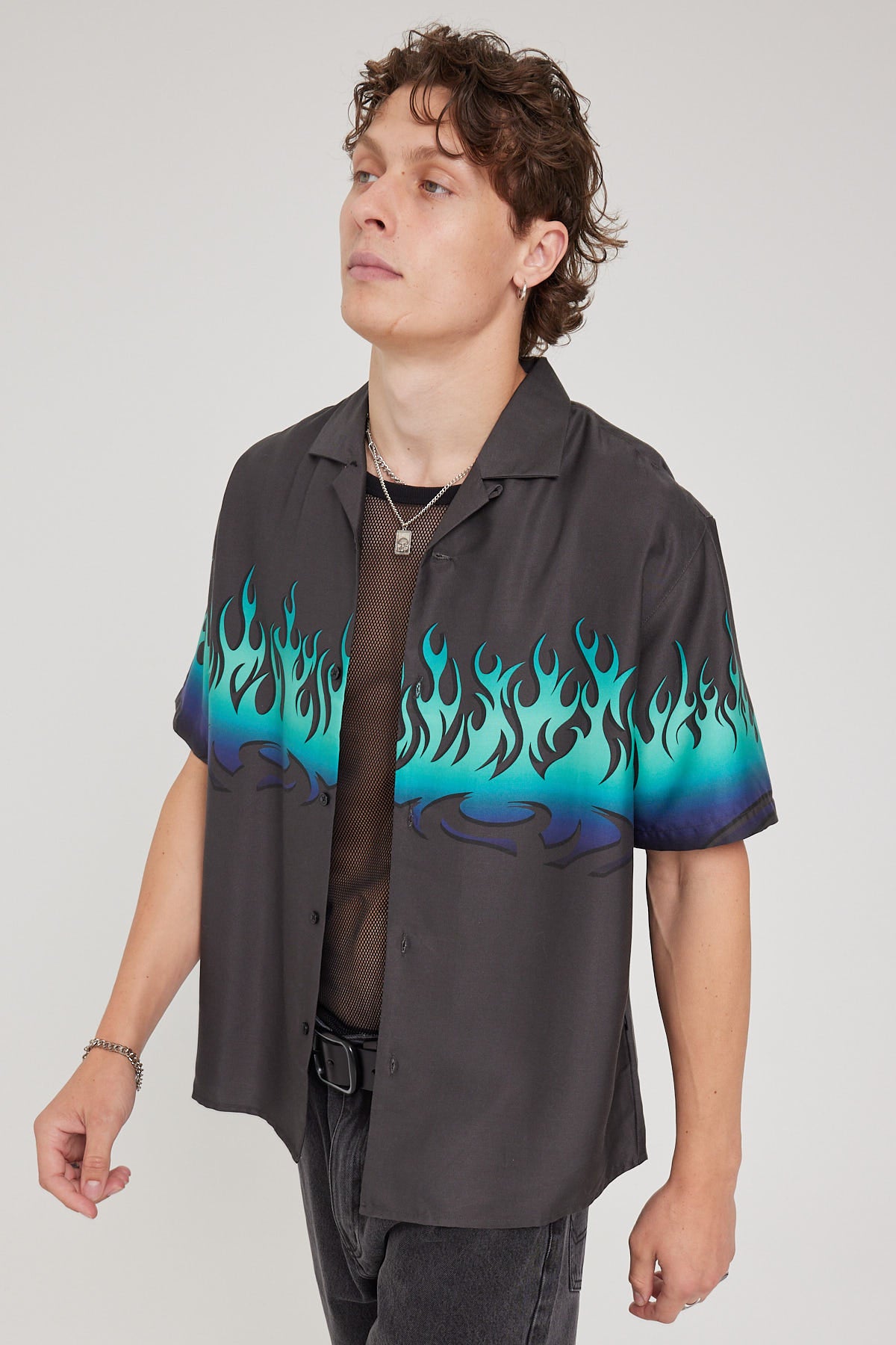 Neovision Wildfire Resort Collar Shirt Black