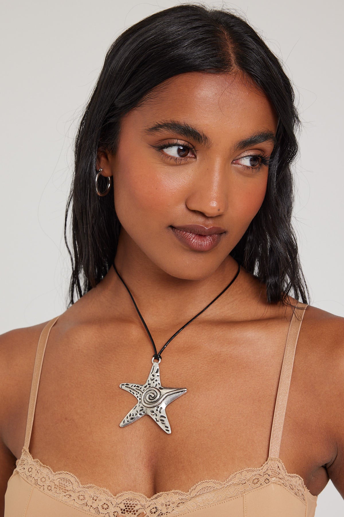 Token Chrome Starfish Necklace Silver