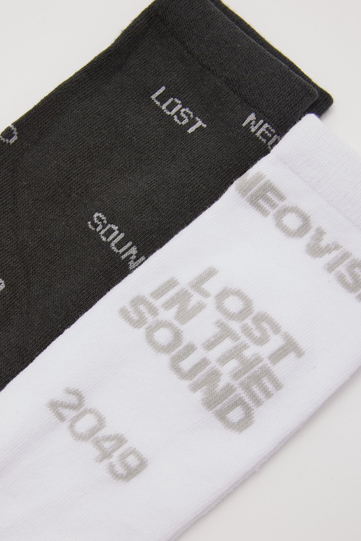 Neovision Lost In The Sound Sock 2 Pack Charcoal