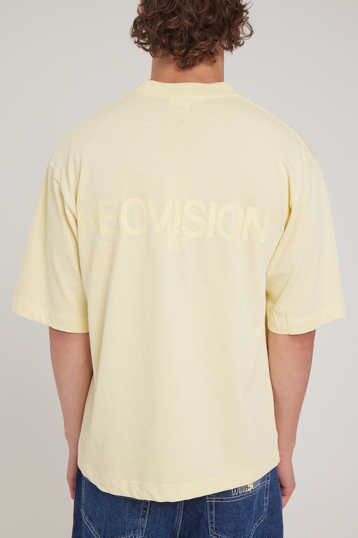 Neovision Curation Street Super Heavy Tee Pale Yellow