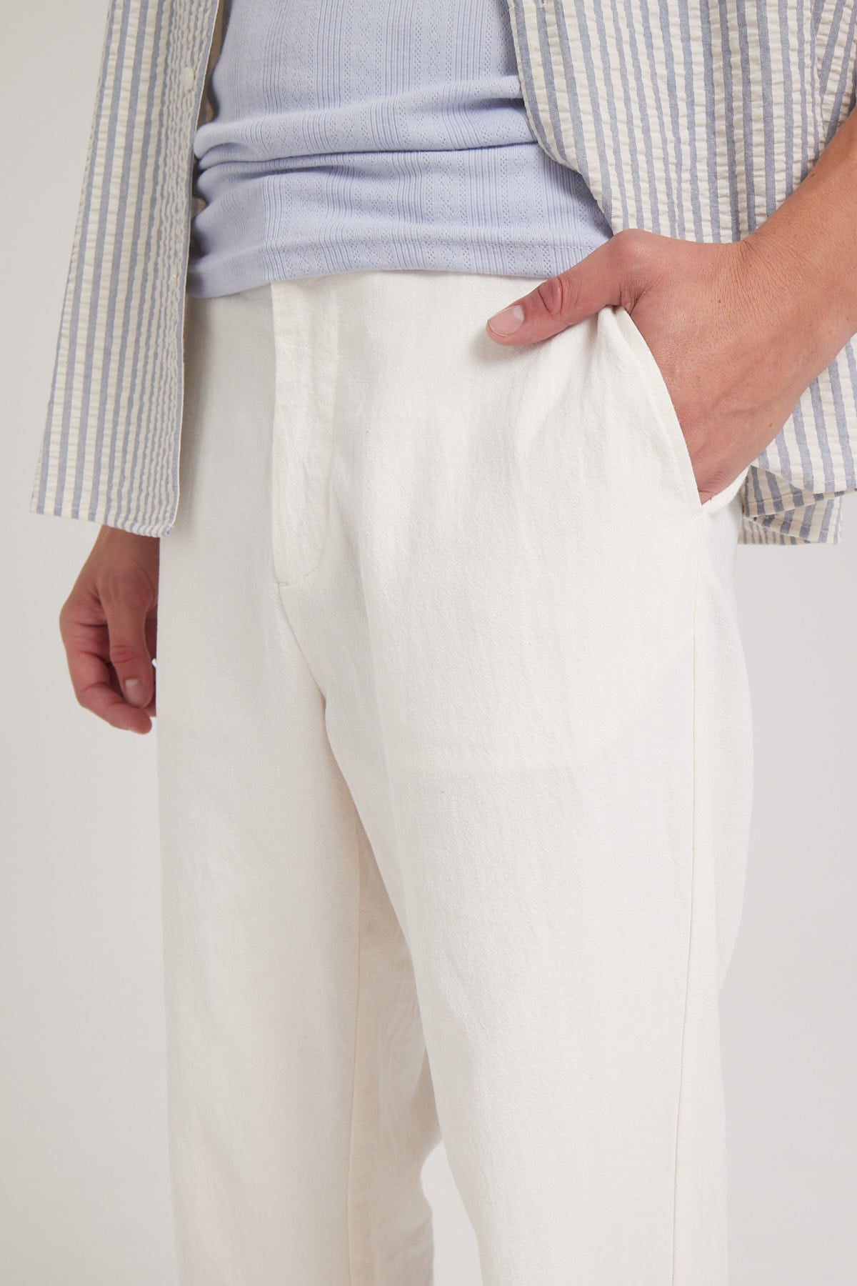 Common Need Breeze Tailored Pant Off White