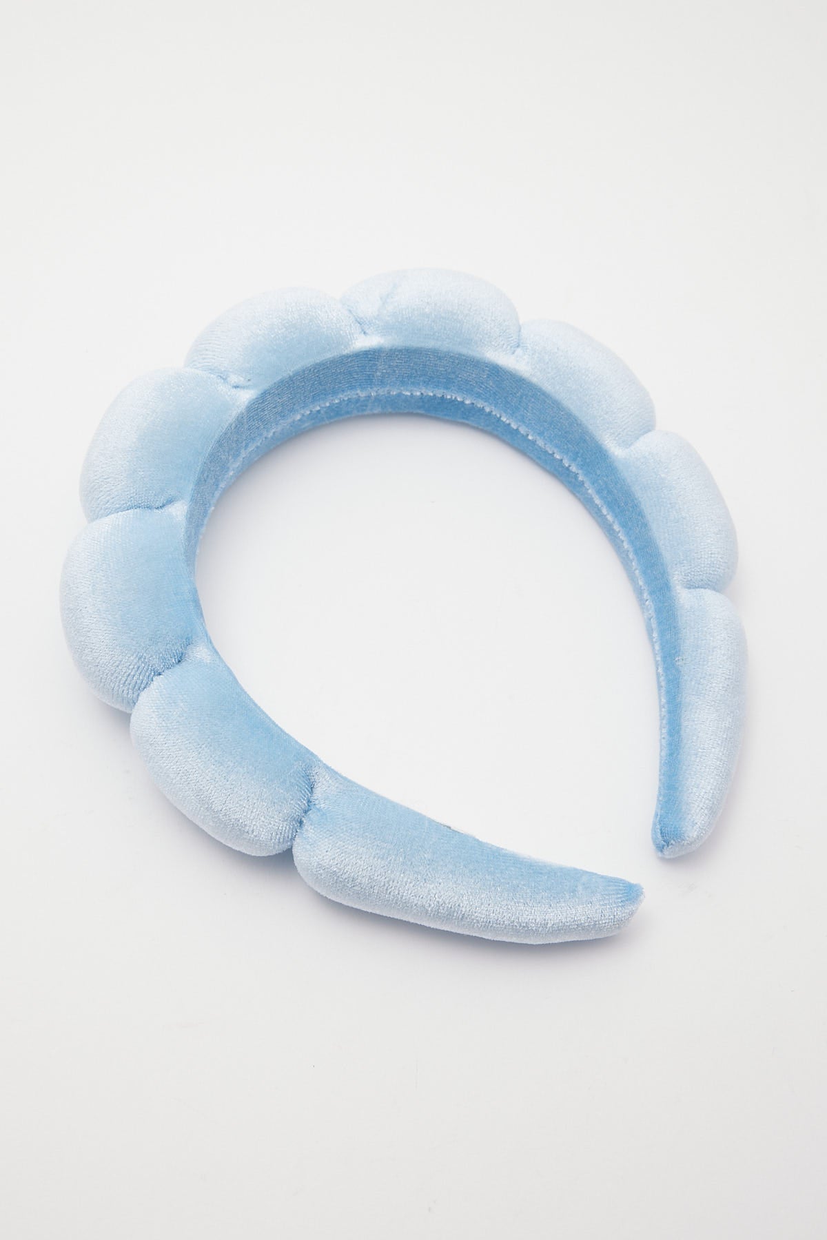 Token Oversized Towelling Headband Blue