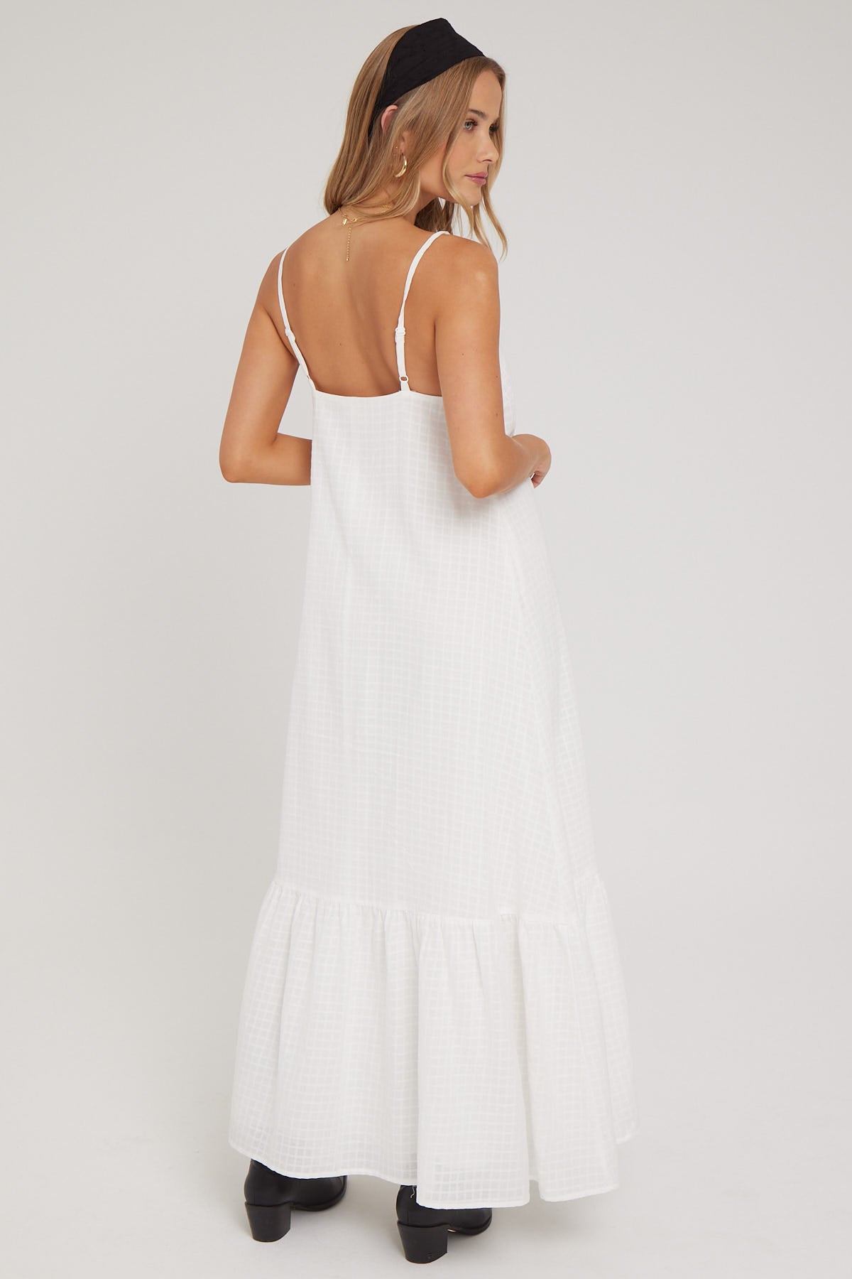 Luck & Trouble Bayside Floaty Maxi Dress White