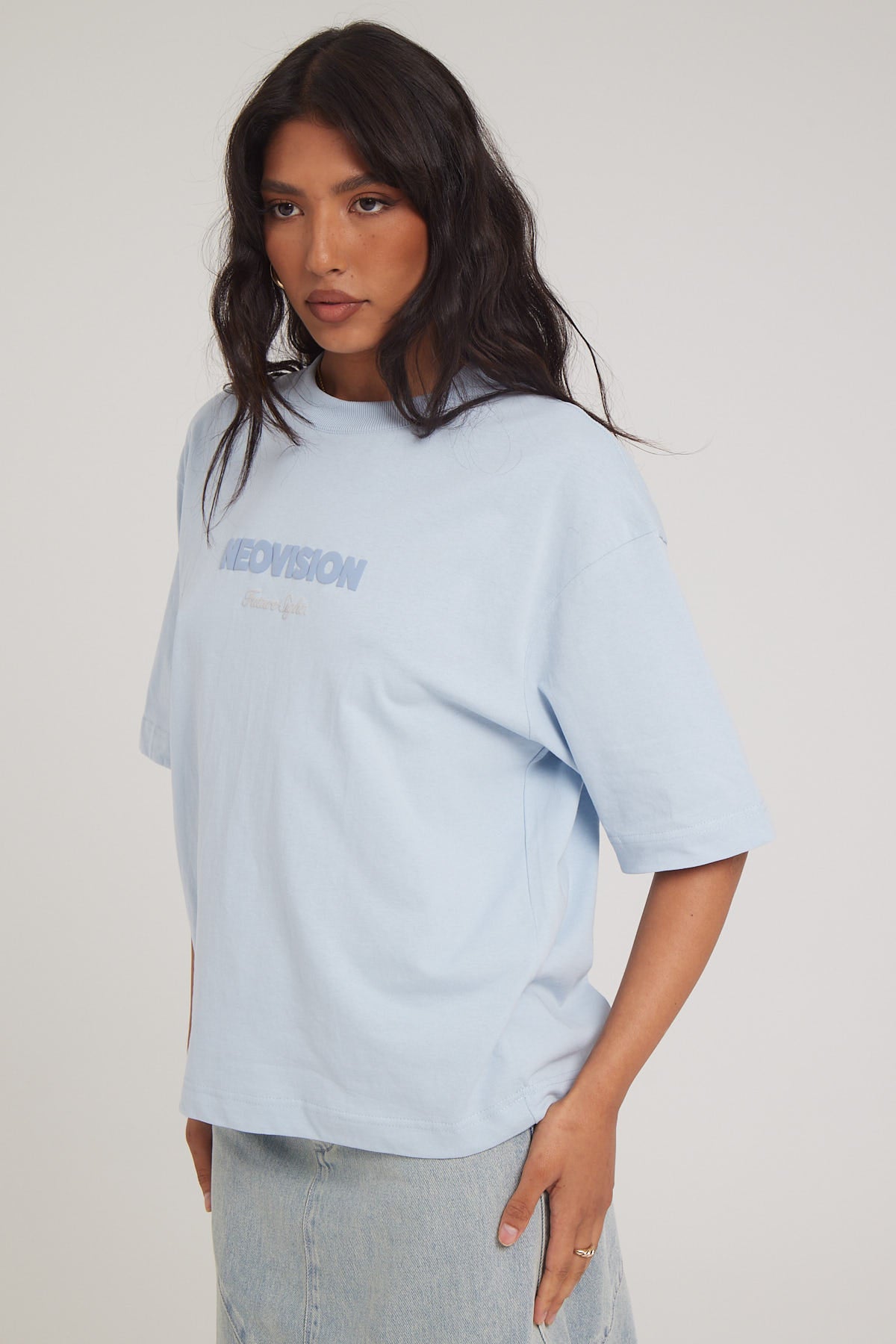 Neovision Sportswear Puff Oversized Tee Blue