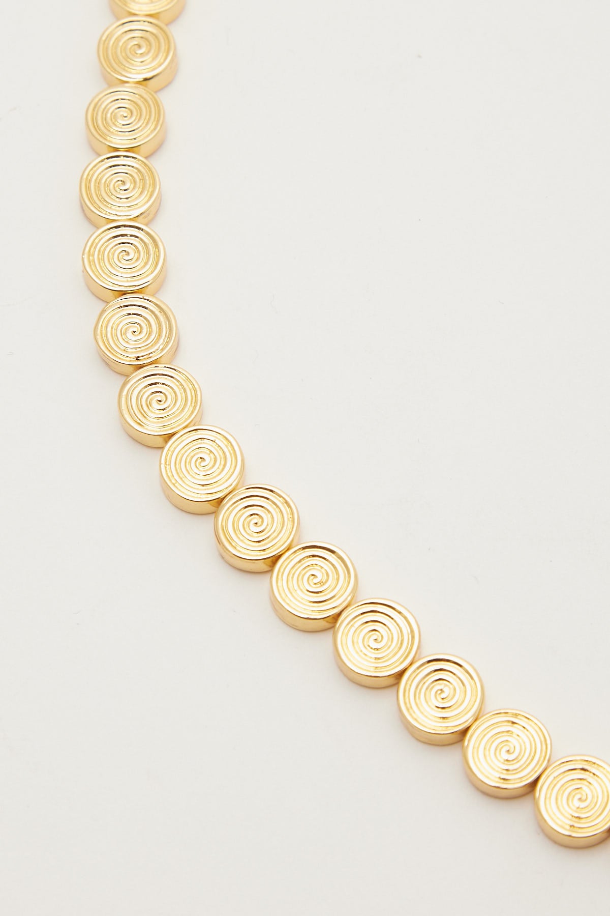 Perfect Stranger Theia Spiral Necklace 18k Gold Plated 18K Gold Plated