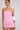 L&t Strapless Asymmetrical Mini Dress Pink