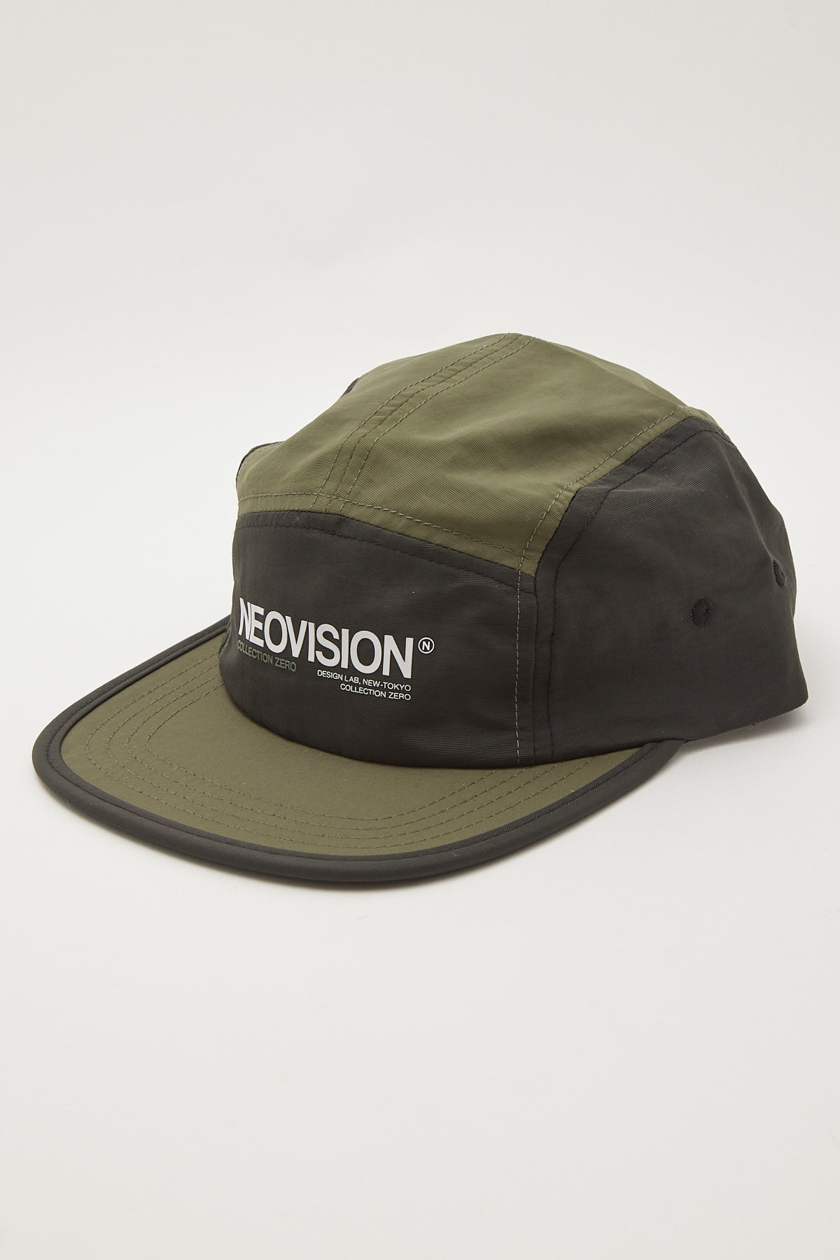 Neovision Curation Two Tone 5 Panel Cap Black/Khaki