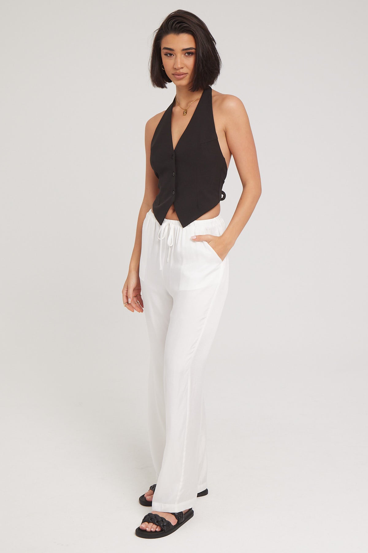 Perfect Stranger Ace Cupro Pant White