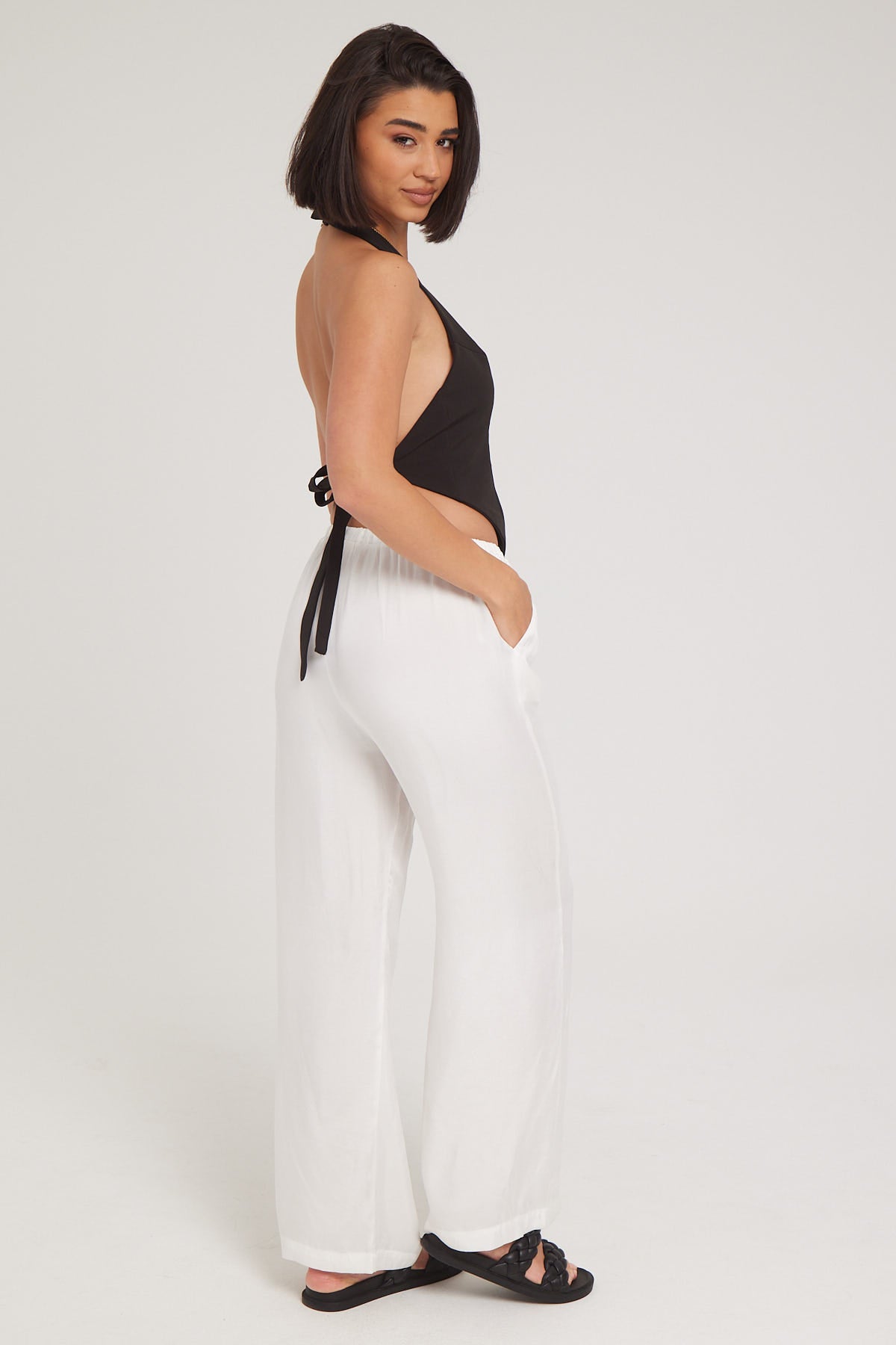 Perfect Stranger Ace Cupro Pant White