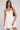 Luck & Trouble Senna Gathered Mini Dress Linen Blend White