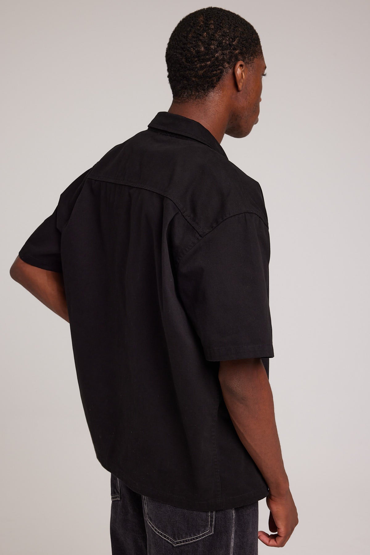 Neovision Synergy Oversize Zip Through Shirt Black