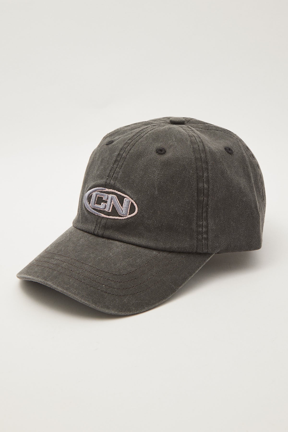 Common Need Wave Dad Cap Washed Black