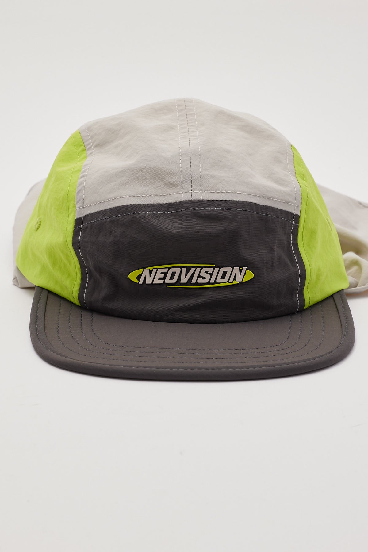 Neovision Shockwave 5 Panel Zip Off Legionnaire Cap Black/Grey/Lime