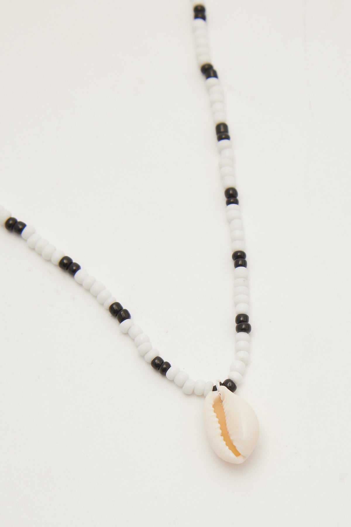 Common Need Ocean Beaded Necklace White
