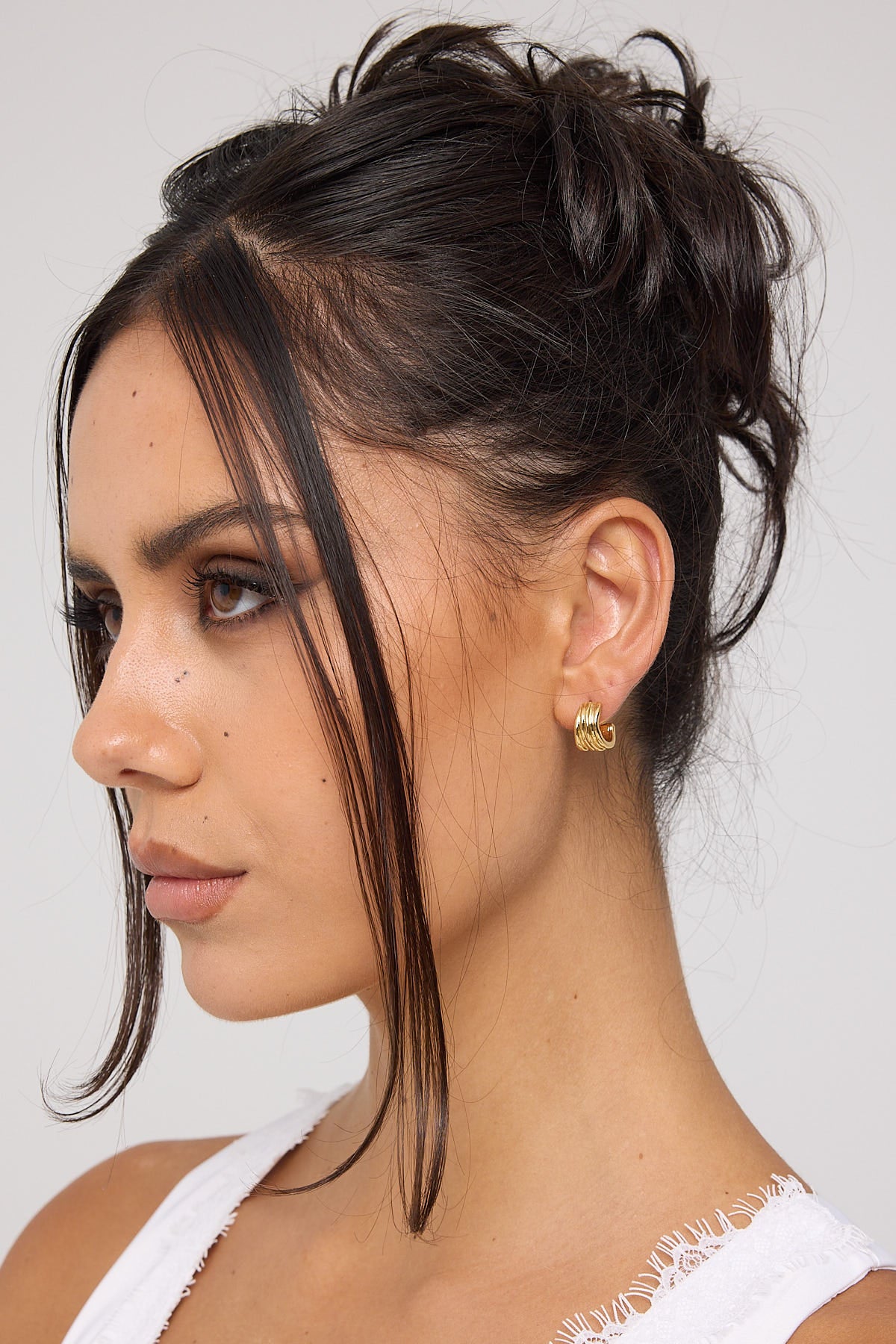 Perfect Stranger Nia Earring 18k Gold Plated Gold