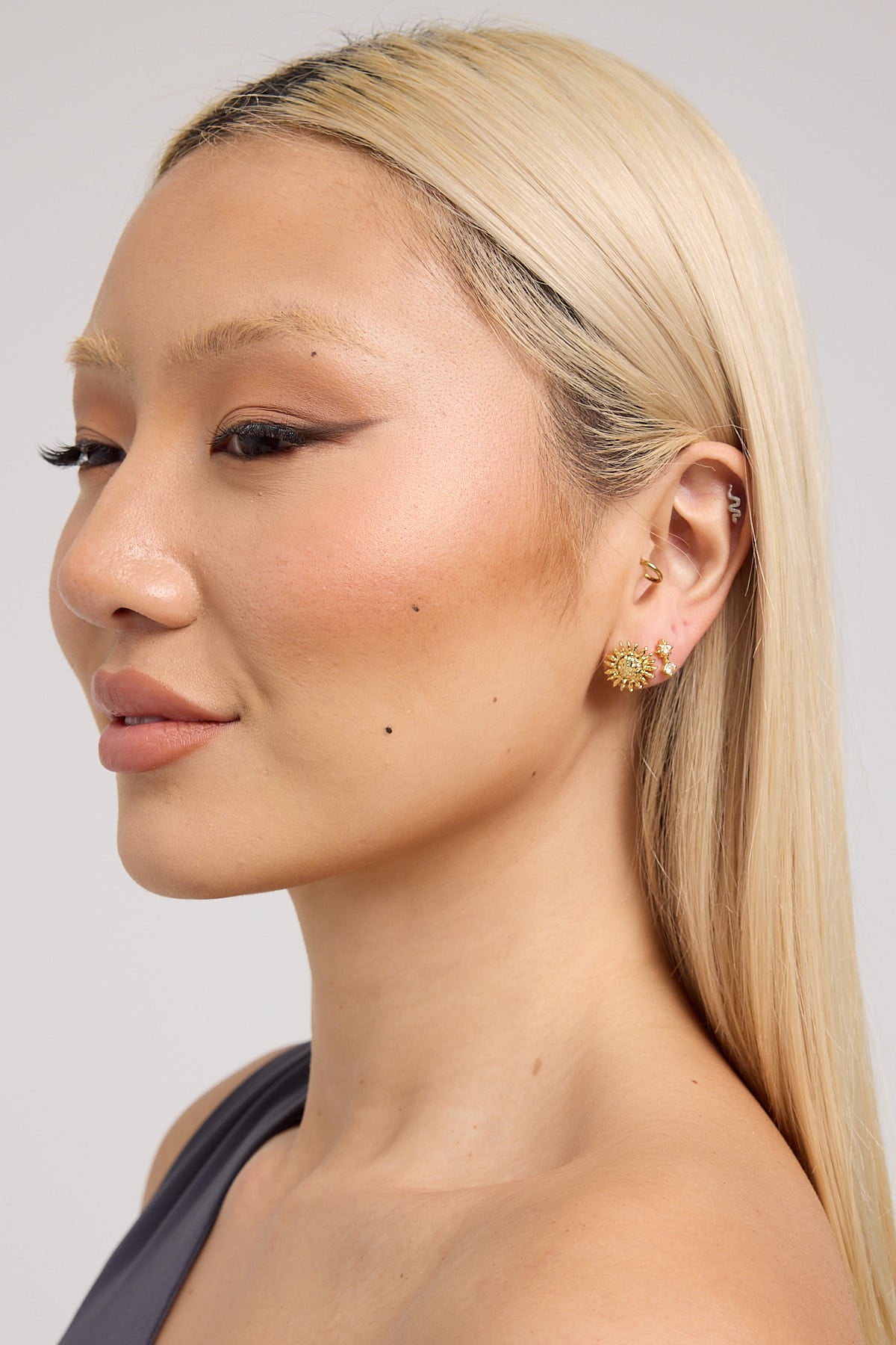 Perfect Stranger Hera Earring 2 Pack 18k Gold Plated Gold