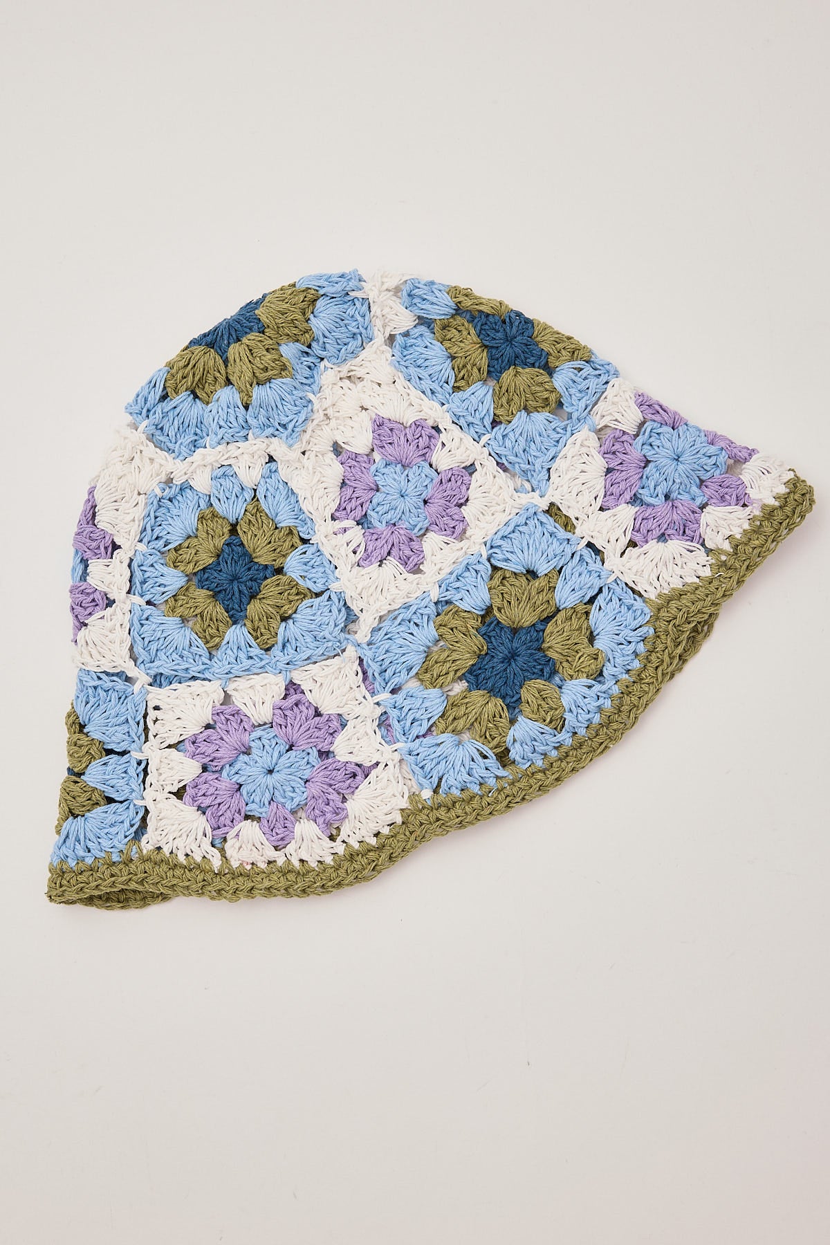 Common Need Floral Crochet Bucket Hat Multi