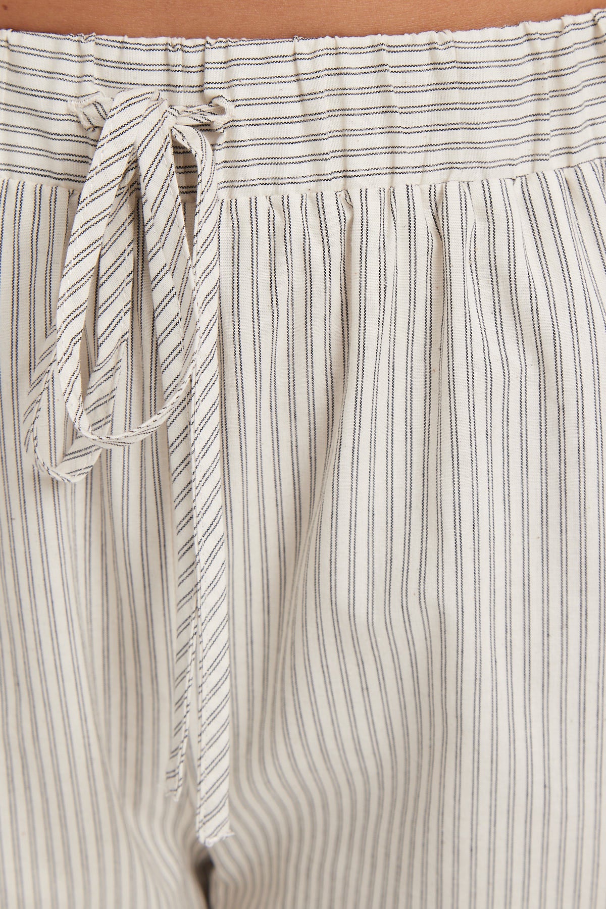 Perfect Stranger Palais Stripe Drawcord Pant White Stripe – Universal Store