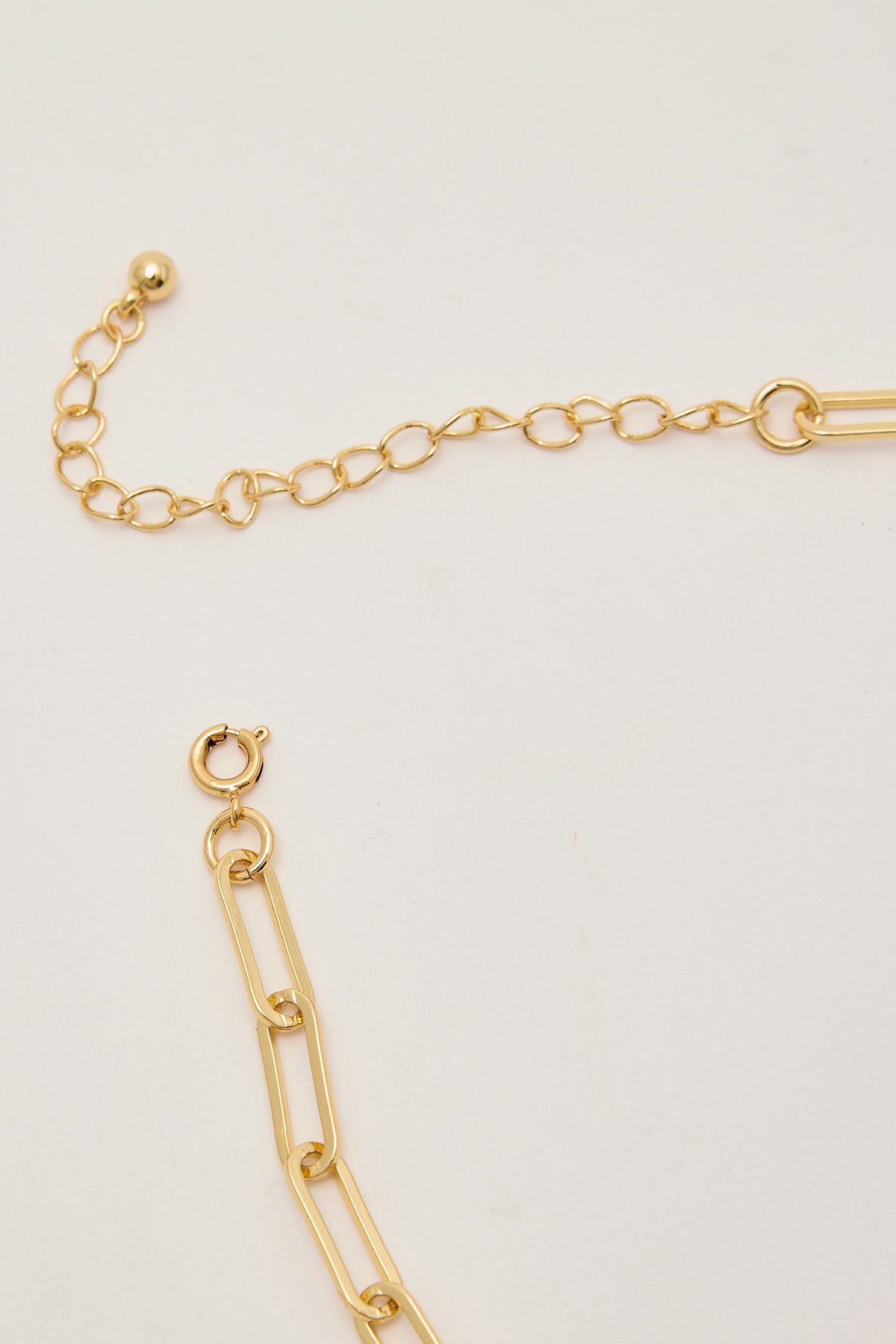Perfect Stranger Clementine Paperclip Necklace Gold