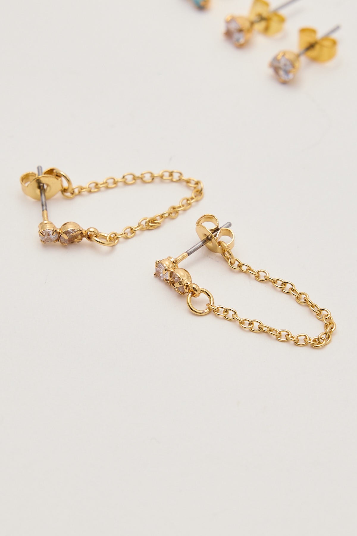 Perfect Stranger Isadora Cluster Earrings 3 Pack Gold