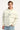 Common Need Form Quarter Zip Sweater Ecru