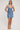 Luck & Trouble Rylee Lace Trim Mini Dress Blue