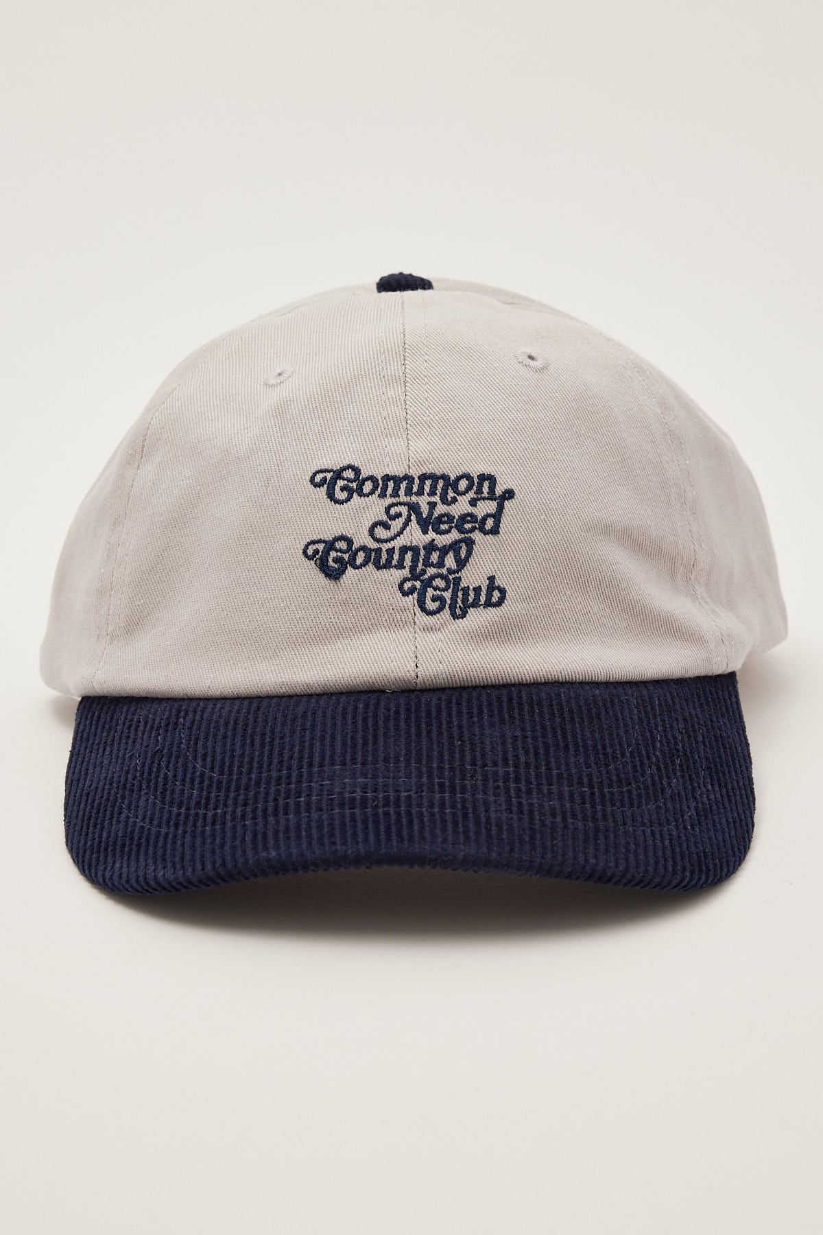 Common Need Country Club Dad Cap Grey/Navy