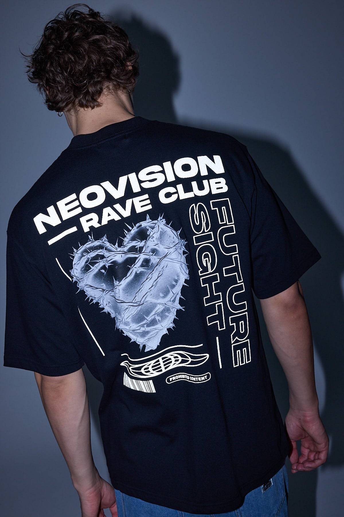Neovision Trance Oversize Super Heavy Tee Black