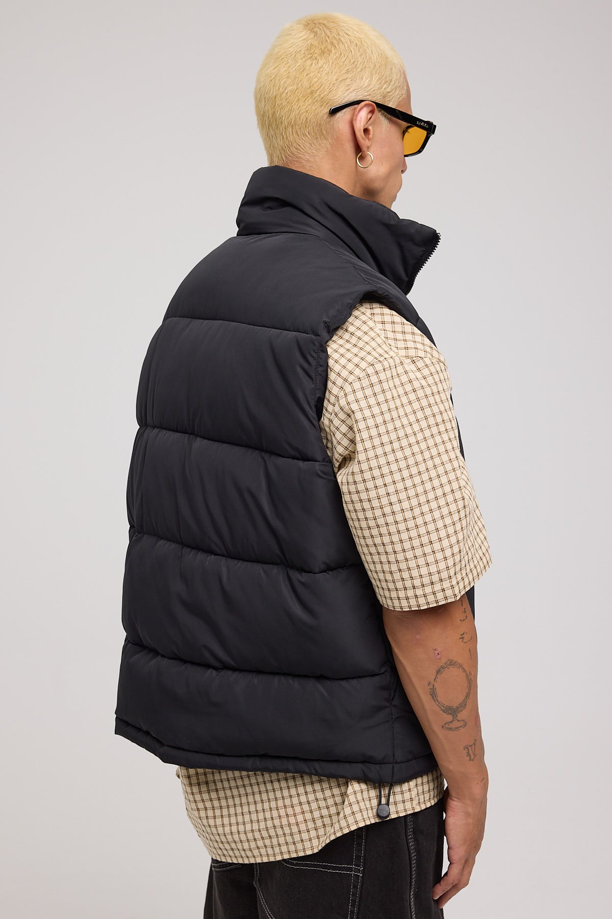 Common Need Vancouver Recycled Puffer Vest Black
