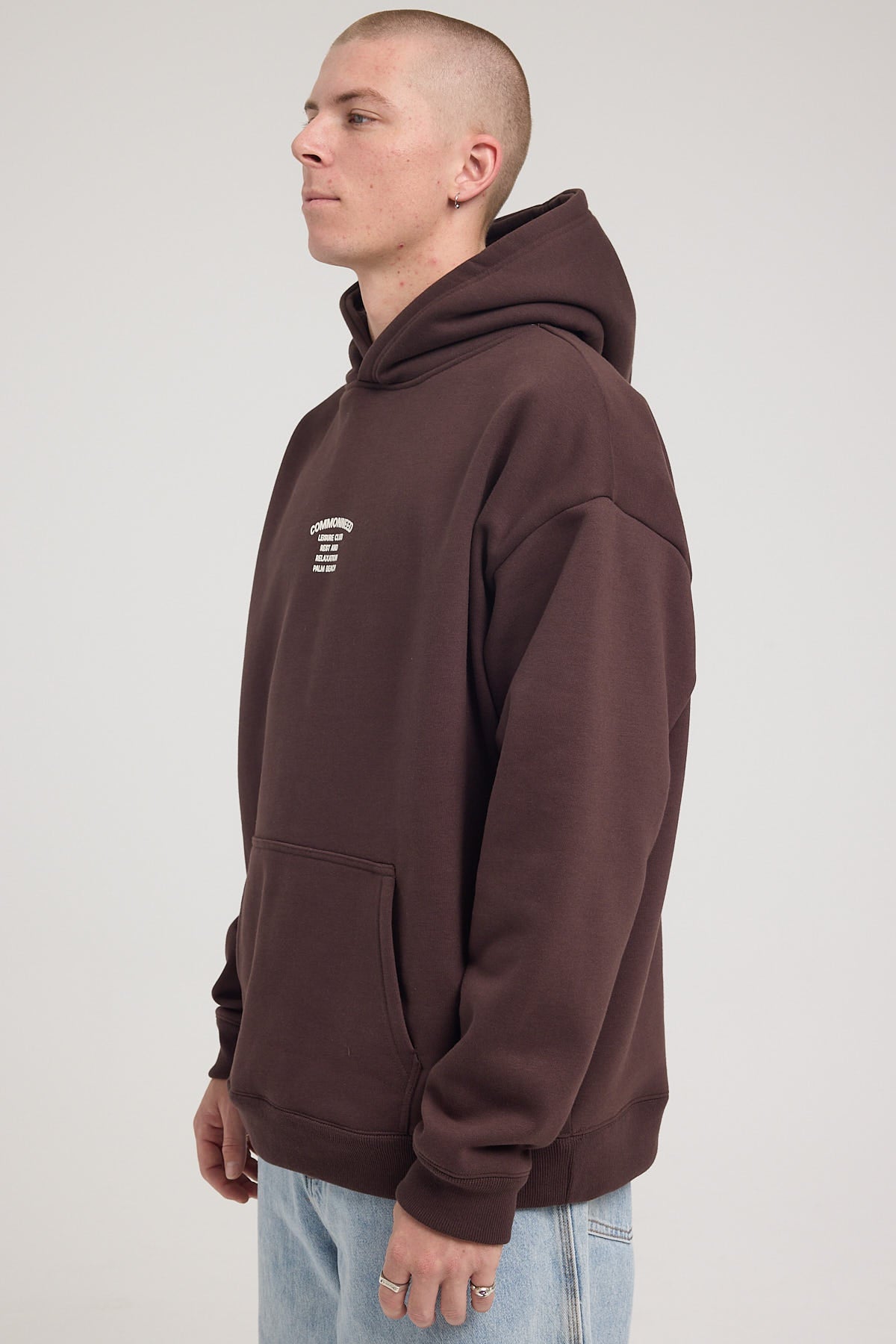Common Need Relaxation Hoodie Brown