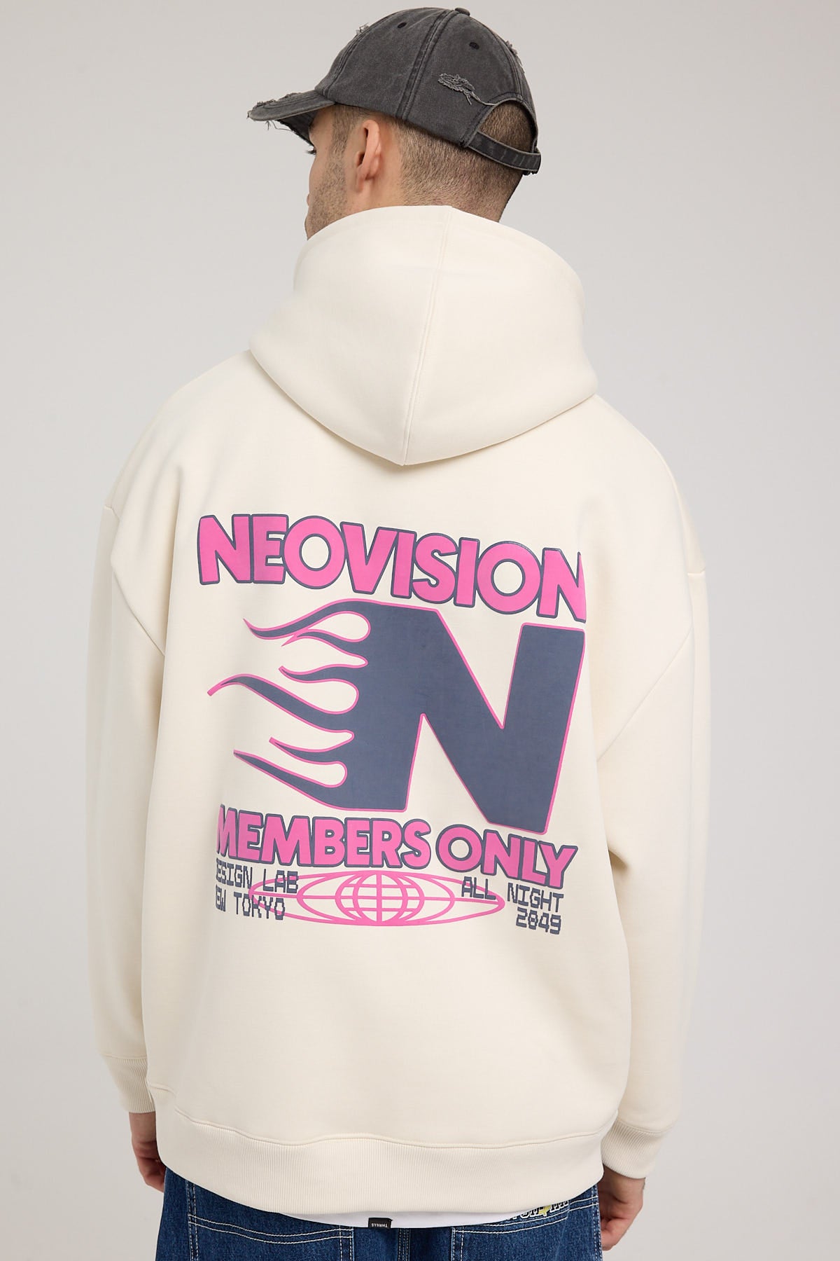 Neovision Members Only Street Hoodie White