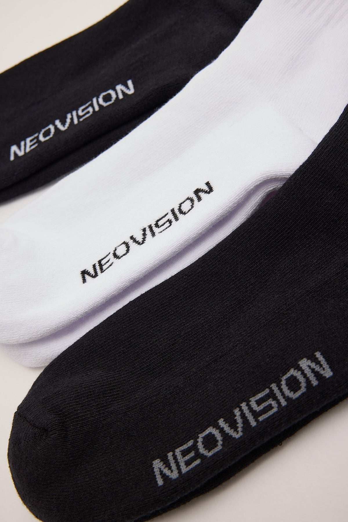 Neovision Gothic Cross Sock 3 Pack White