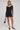 Luck & Trouble Flashy Glitter Mesh Long Sleeve  Mini Dress Black Glitter