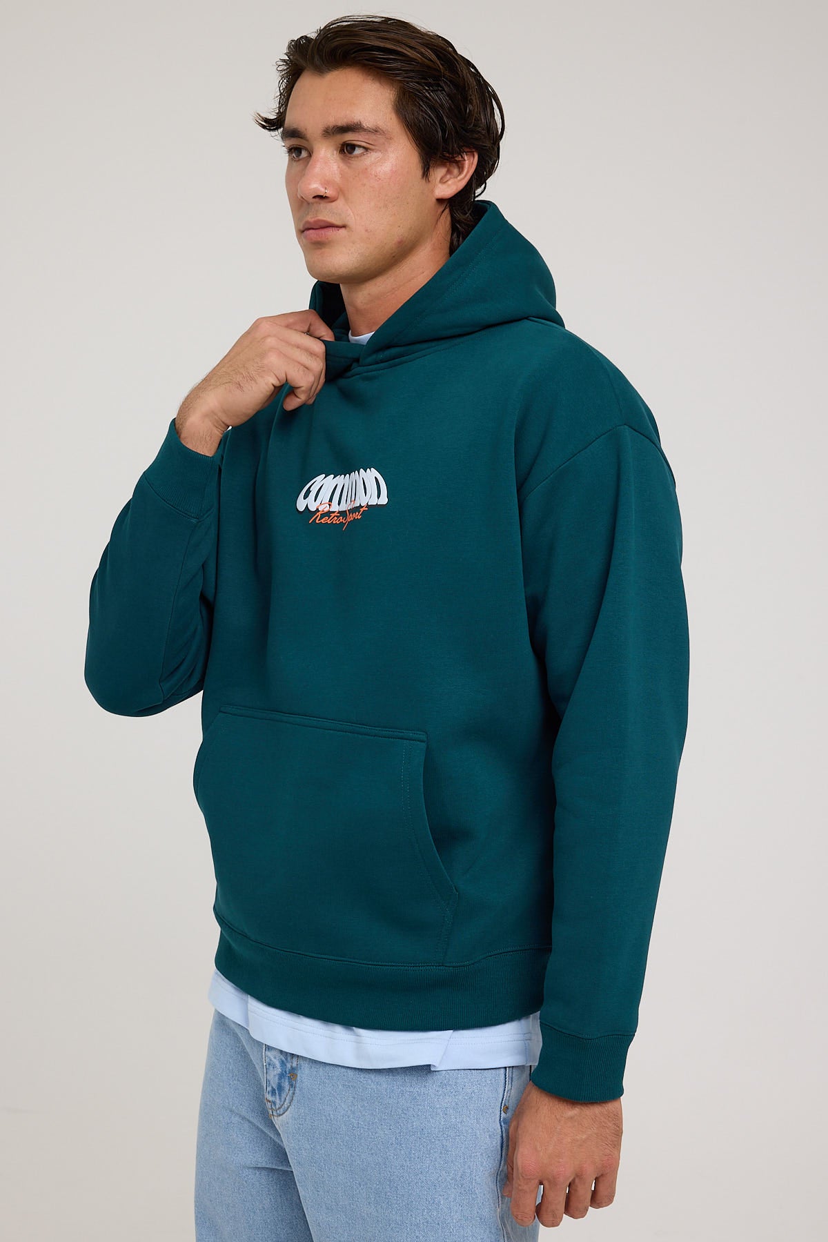 Common Need Archives Hoodie Teal