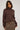 Luck & Trouble Cosy Turtleneck Knit Jumper Brown