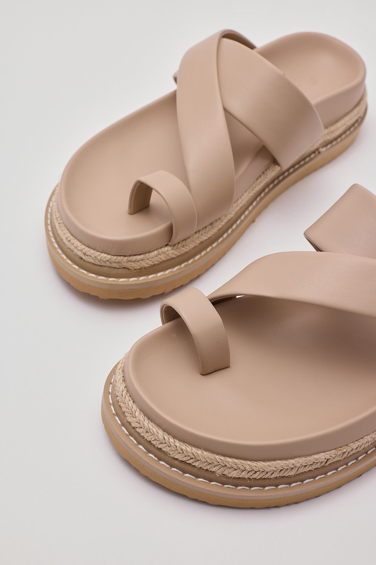 Dionis Twin Strap Mule in Blush Suede | Billini main image 0