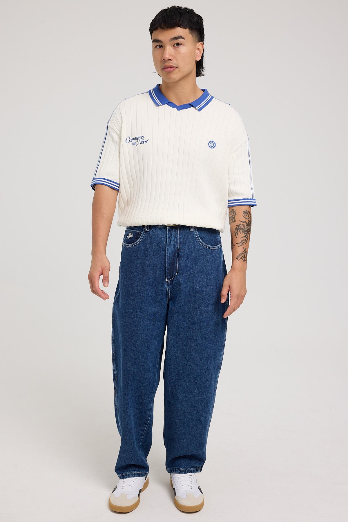 Common Need Sterling Knit Soccer Jersey White