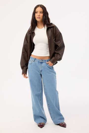 Abrand 99 Baggy Petite Jean Gigi Blue