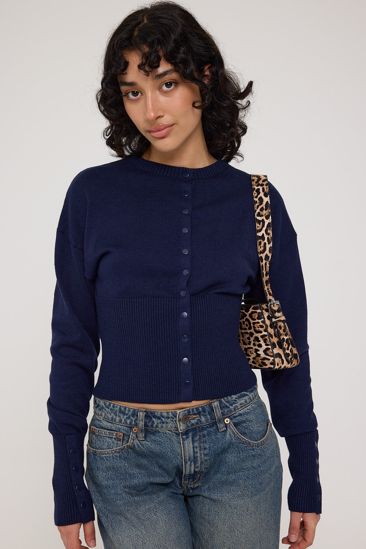 Lioness Head In The Clouds Cardigan Navy