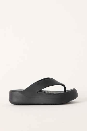 Crocs Womens Getaway Platform Flip Black