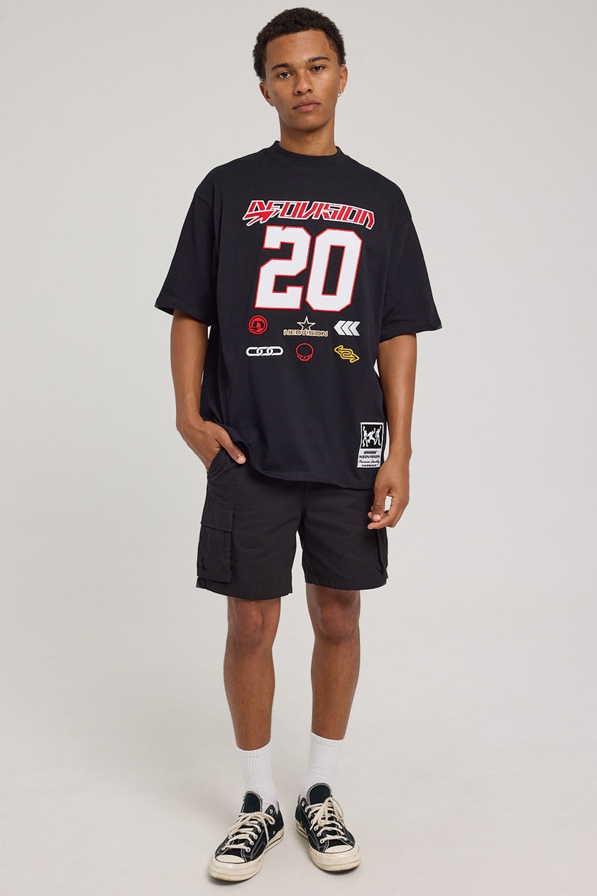 Neovision Precision Oversize Super Heavy Tee Black – Universal Store