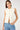Perfect Stranger Connie Button Up Sleeveless Vest Bone