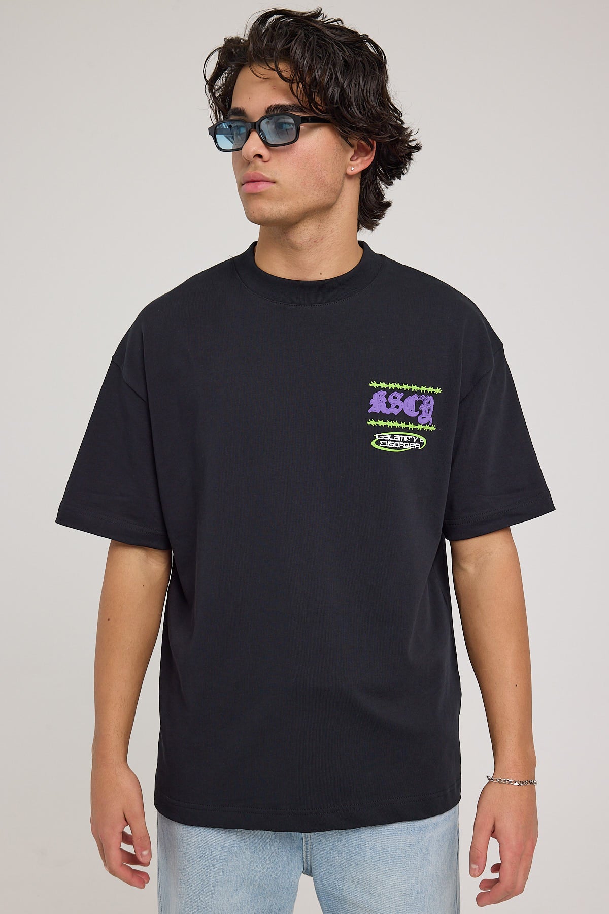 Kiss Chacey Pray Soul Street Tee Jet Black