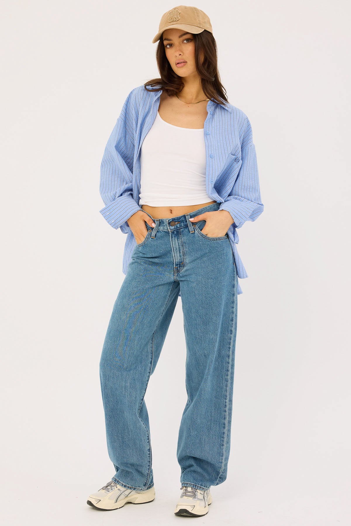 Levi's Baggy Dad Jean Own It Stone – Universal Store