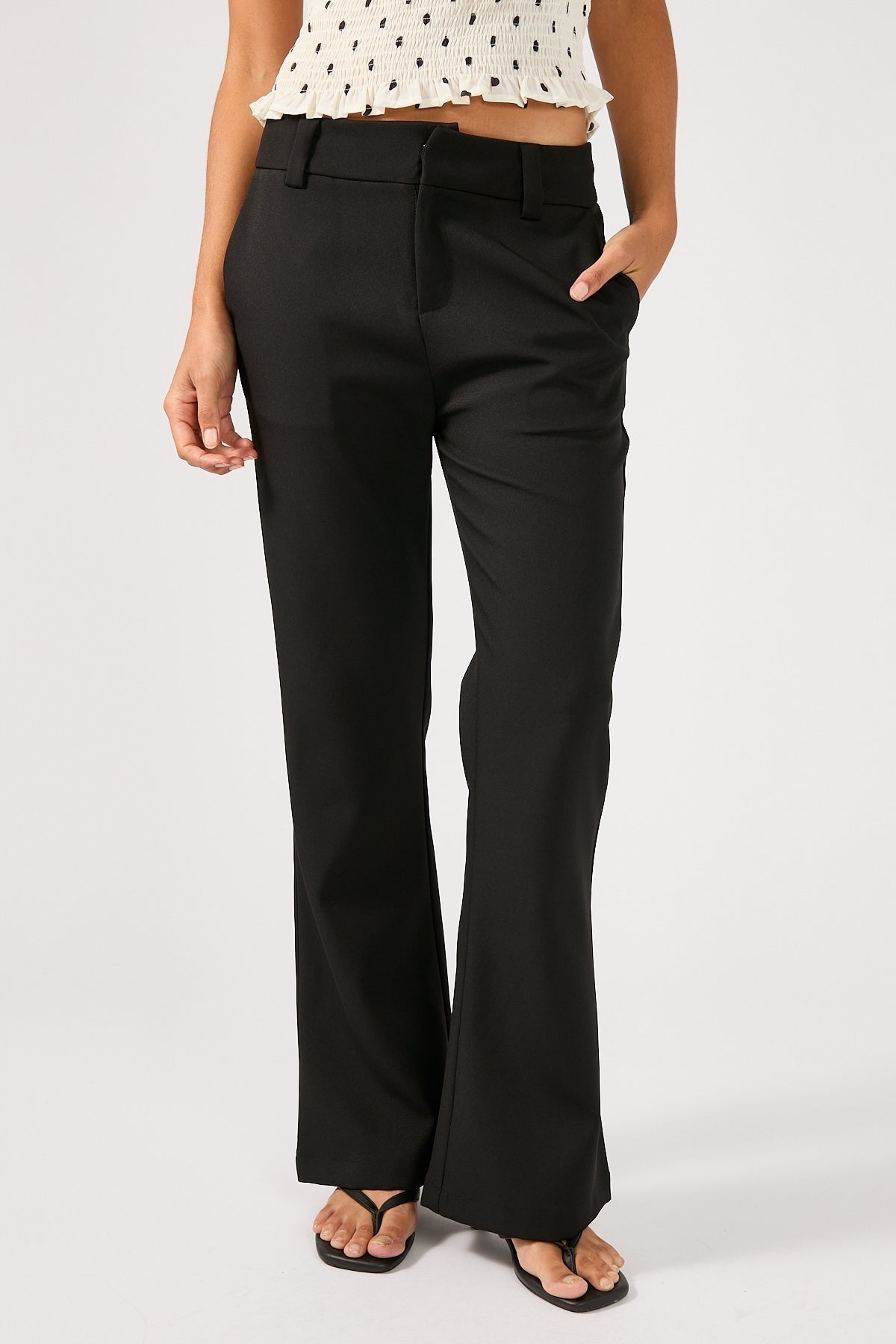 Perfect Stranger Romeo Bootcut Pant Black