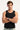 Common Need Scoop Neck Singlet Tank Black