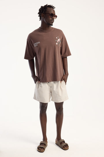 Common Need Island Linen Short Natural