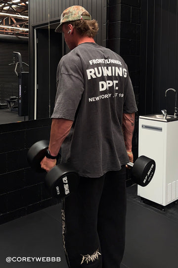 Front Runner Running Dept. Tee Black